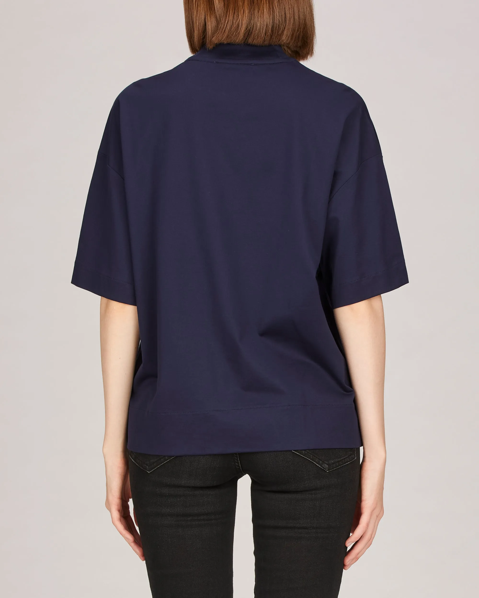 Remy Mock Neck Boxy T-Shirt