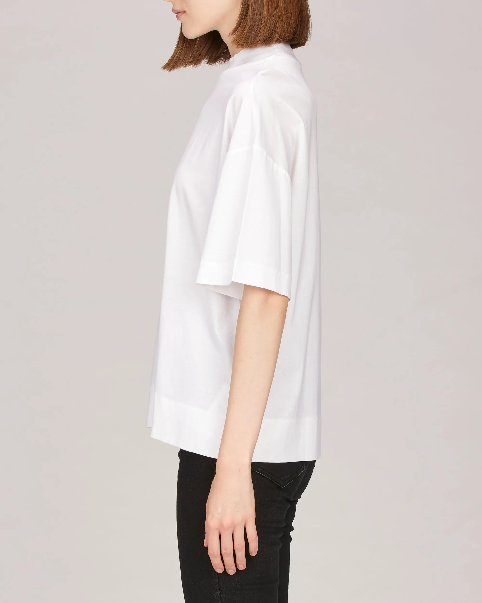 Remy Mock Neck Boxy T-Shirt