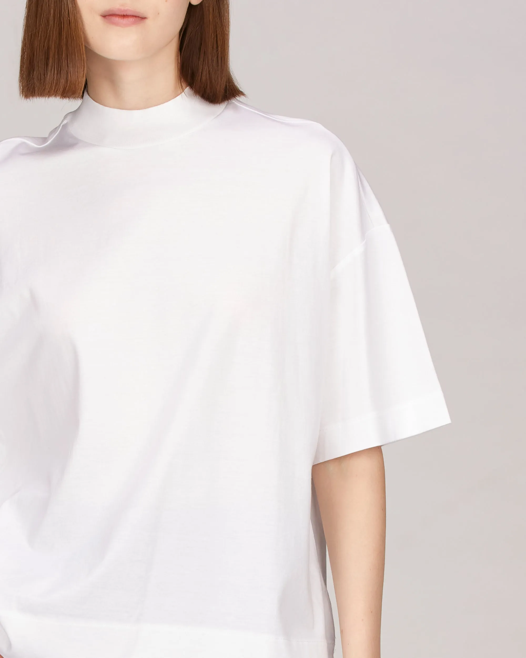 Remy Mock Neck Boxy T-Shirt