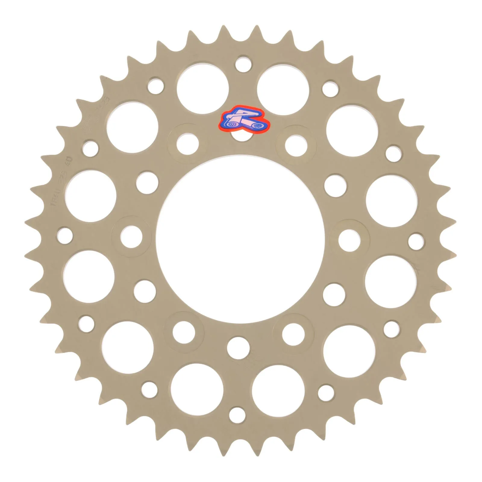 Renthal Sprocket Rear Silver 40T Alloy 7075 T6 Grooved Kawasaki