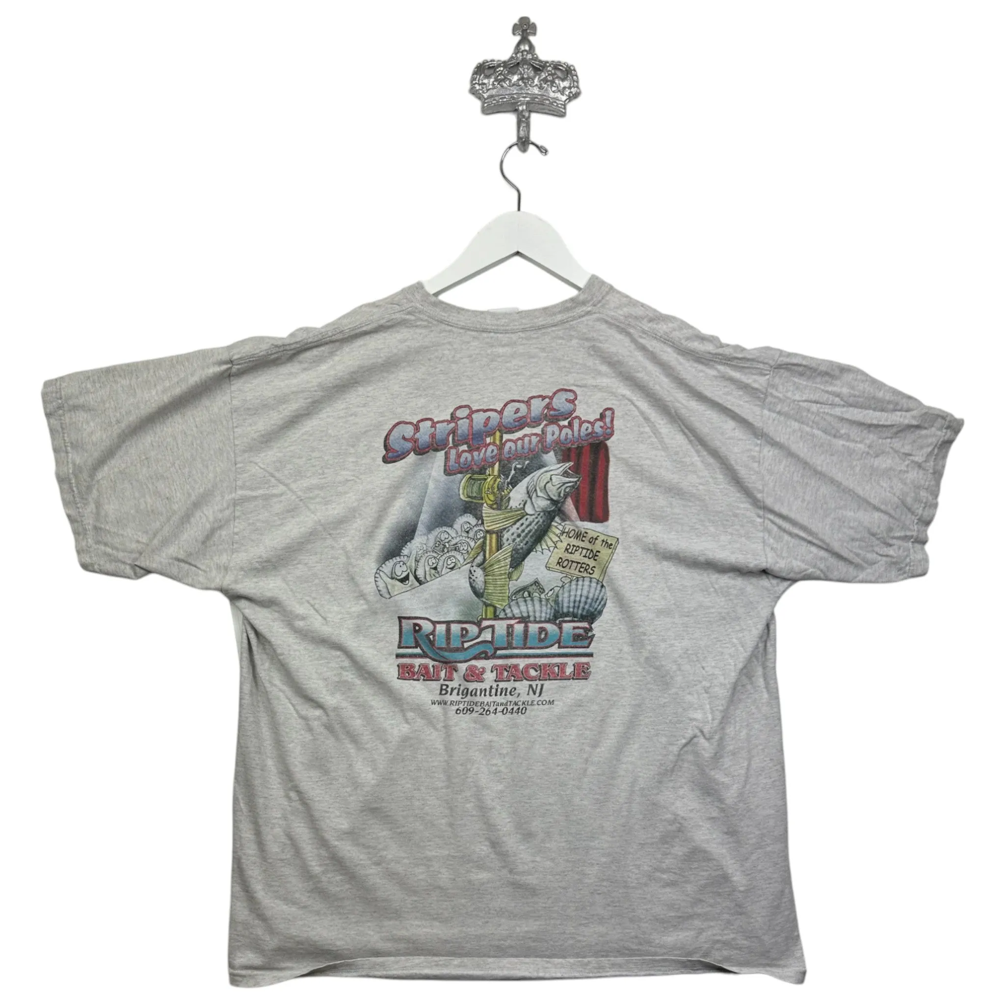 RIPTIDE "STRIPERS LOVE OUR POLES" TEE - (XXL)