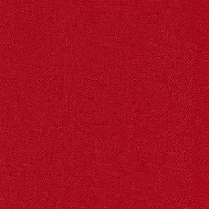 Robert Kaufman Fabric |  KONA Cotton Solid | 1551 Rich Red