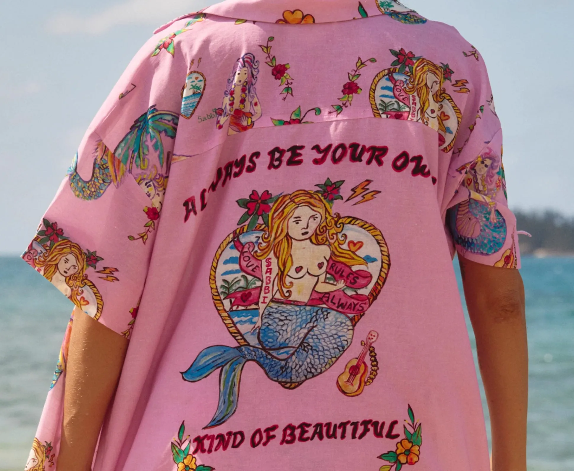 Sabbi ~ You’re Beautiful ~ The Patron Shirt ~ Pink