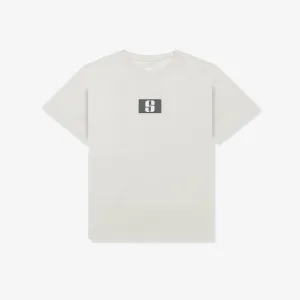 Sabrina Logo Boxy Women's T-Shirt - Light Bone