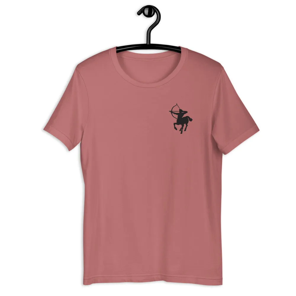 SAGITTARIUS T-SHIRT - Sagittarius Symbol Embroidery