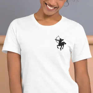 SAGITTARIUS T-SHIRT - Sagittarius Symbol Embroidery