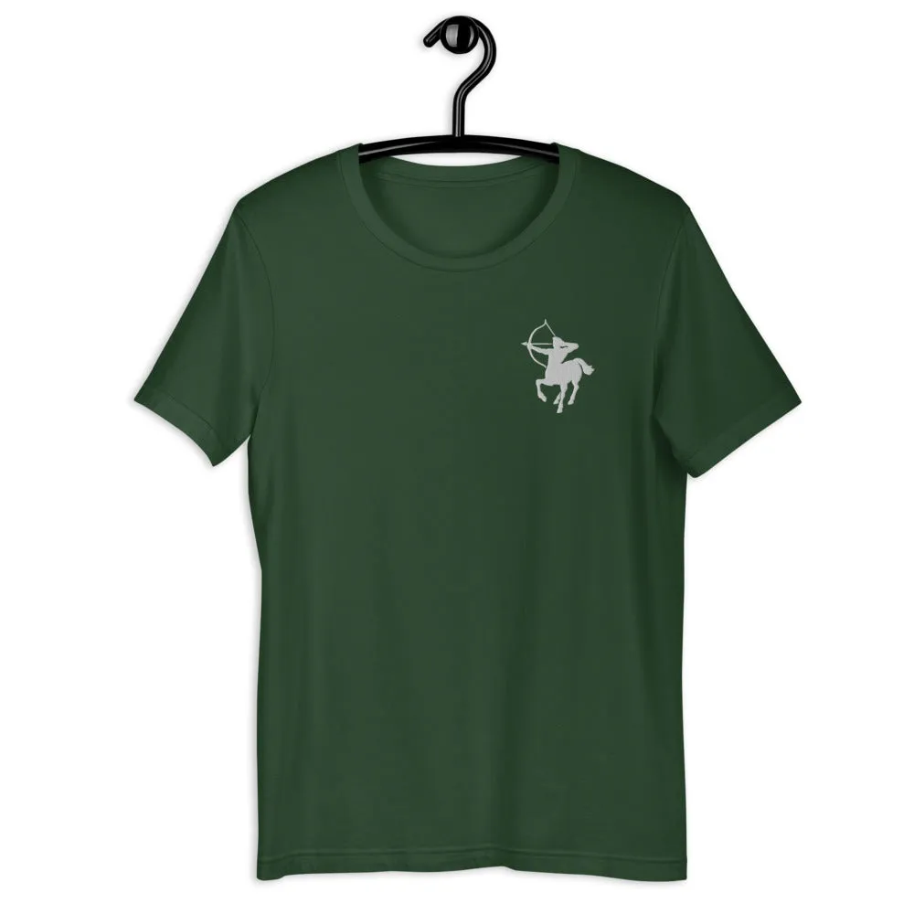 SAGITTARIUS T-SHIRT - Sagittarius Symbol Embroidery