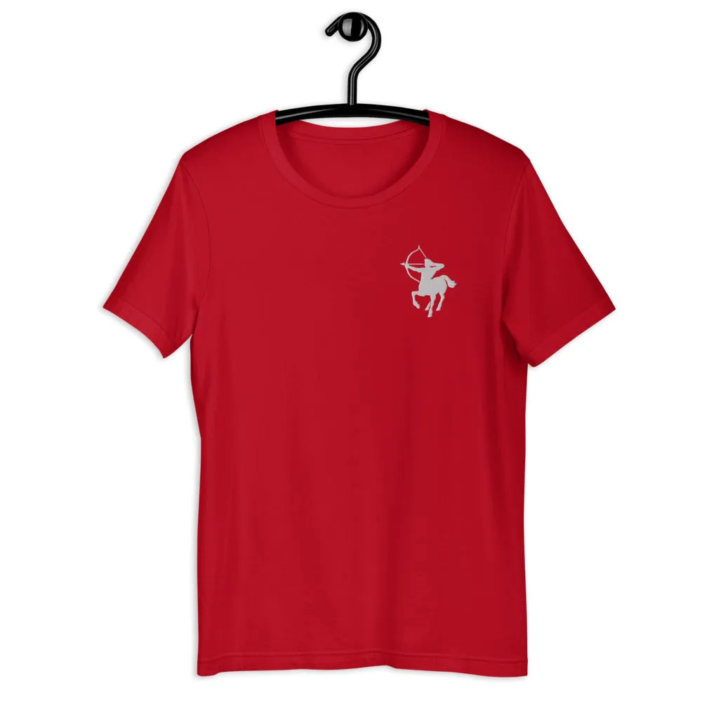 SAGITTARIUS T-SHIRT - Sagittarius Symbol Embroidery