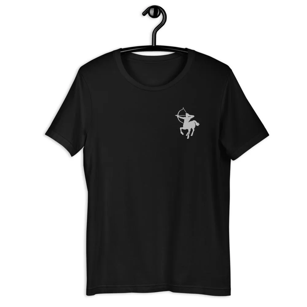 SAGITTARIUS T-SHIRT - Sagittarius Symbol Embroidery