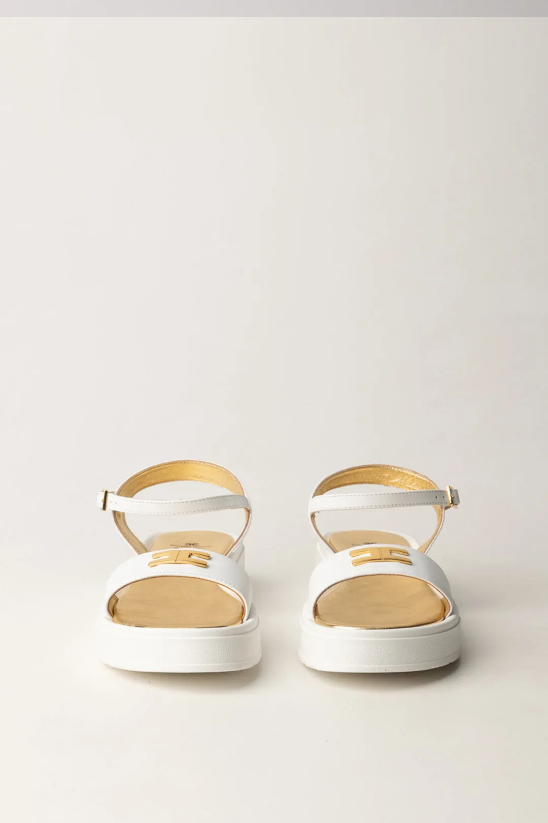 Sandali Platform con Logo Cc