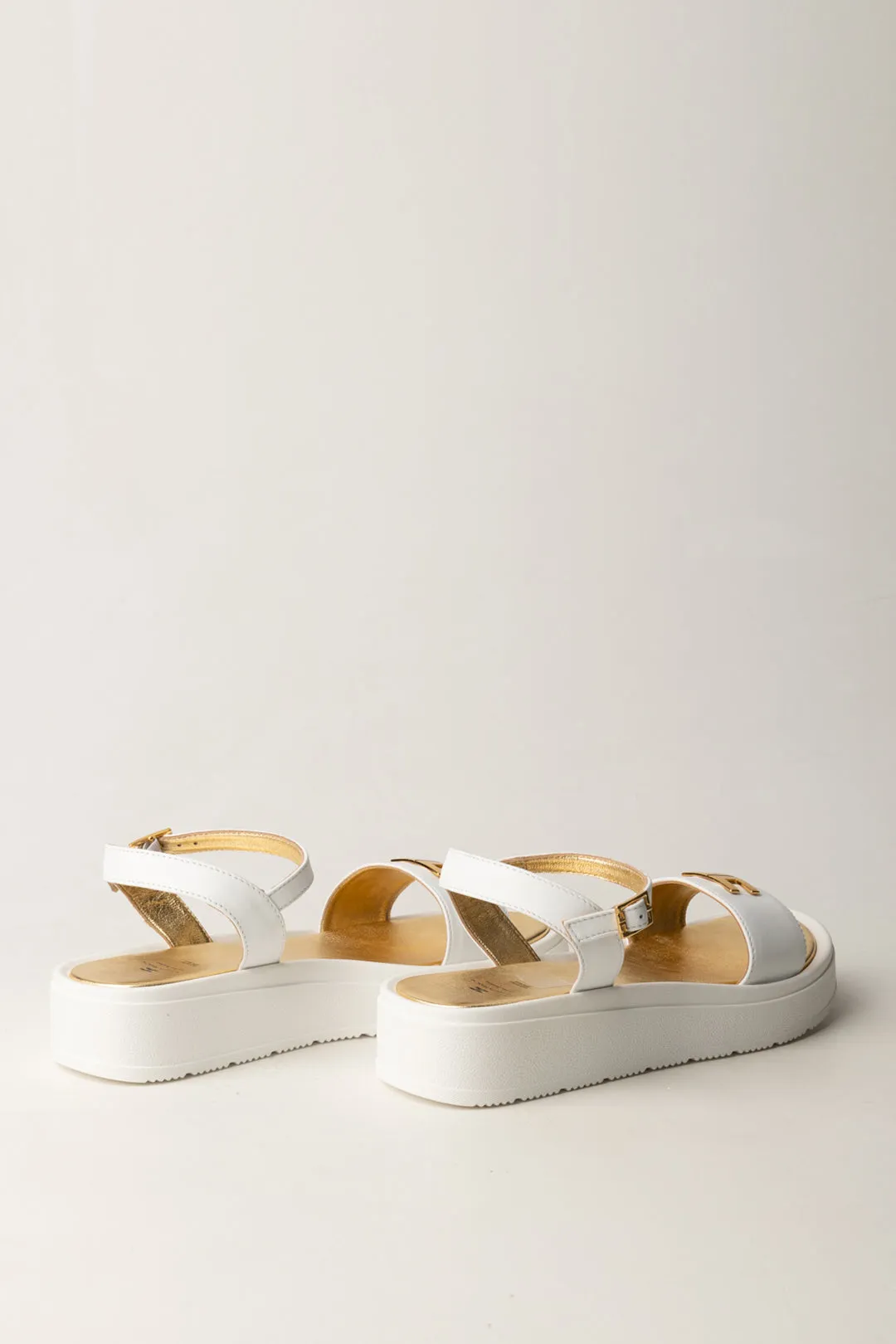 Sandali Platform con Logo Cc