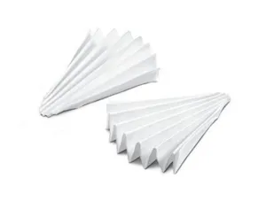 Sartorius FT-4-314-500 Qualitative & Technical Papers, Creped/ Grade 6 S/N / ⌀ 500 mm Folded Filters, 100/Pk.