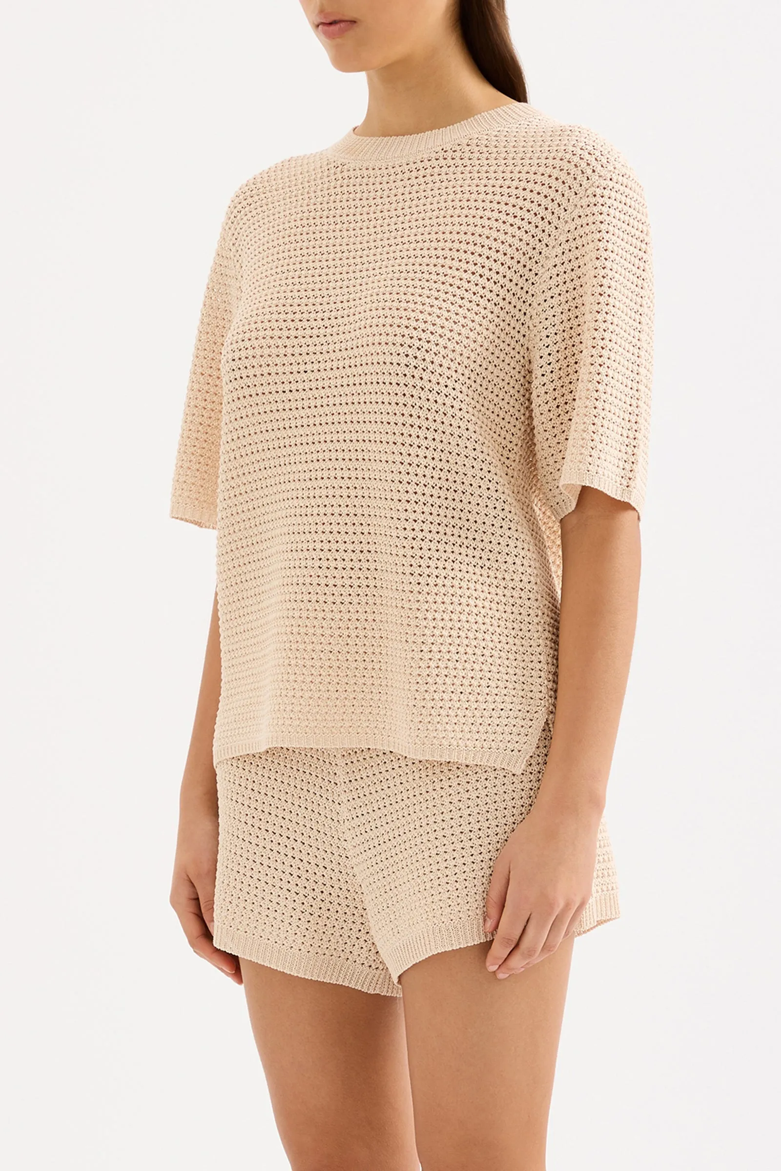 SAWYER CROCHET TEE