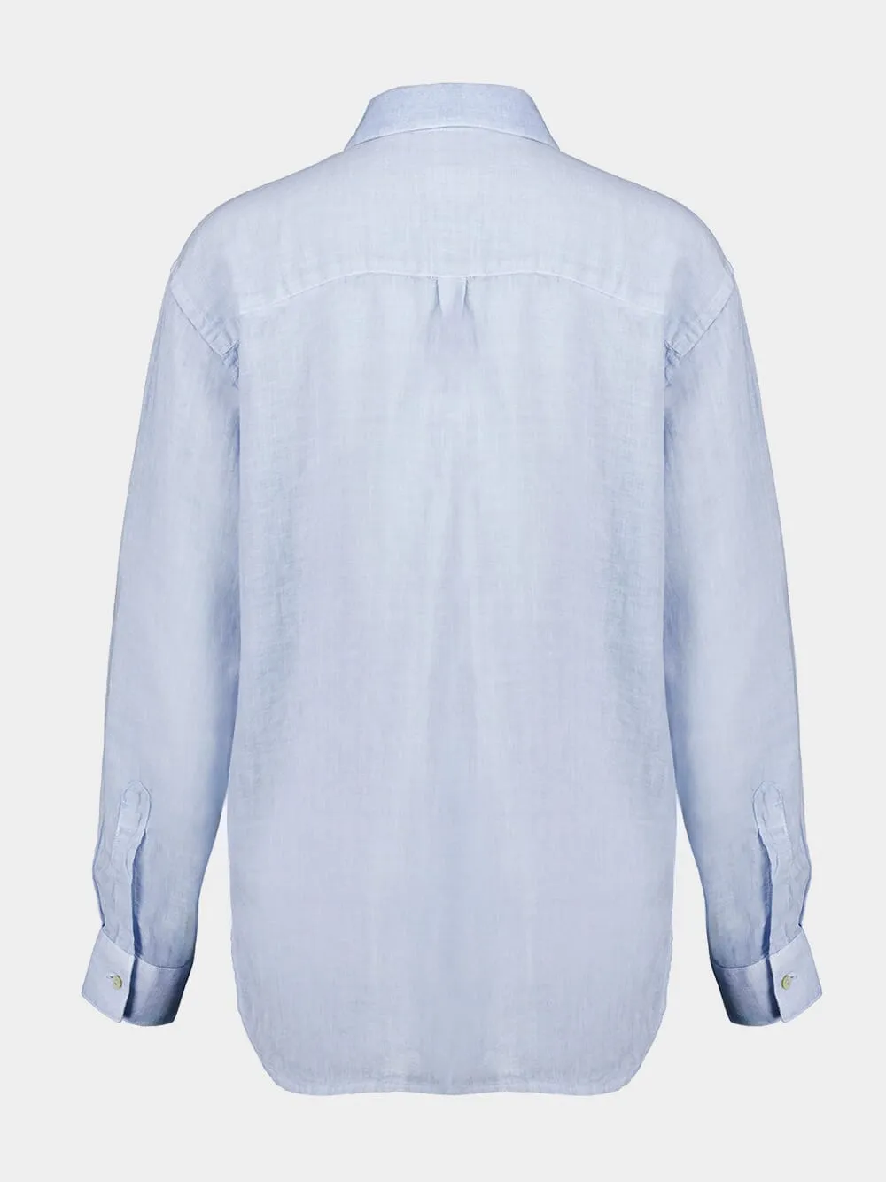 Sea Soft Fade Long Sleeve Shirt with Front Pocket