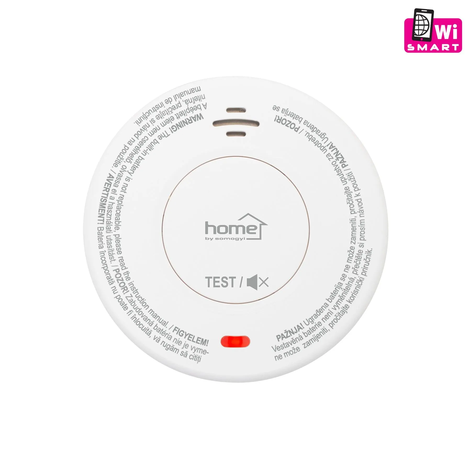 Senzor de Fum Optic Tuya WiFi SMO10SMART – Detectare Fiabilă și Notificări în Timp Real