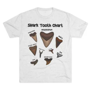 Shark Tooth Chart - Tri-Blend