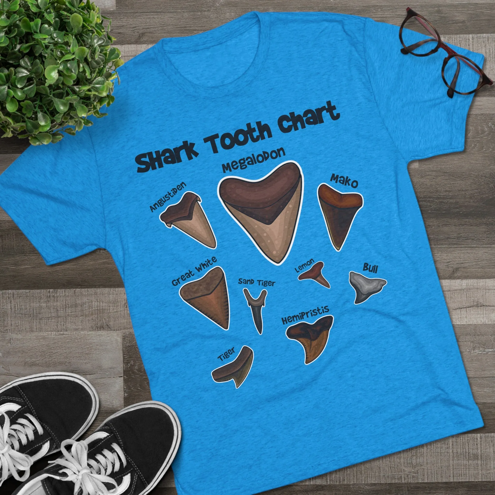 Shark Tooth Chart - Tri-Blend