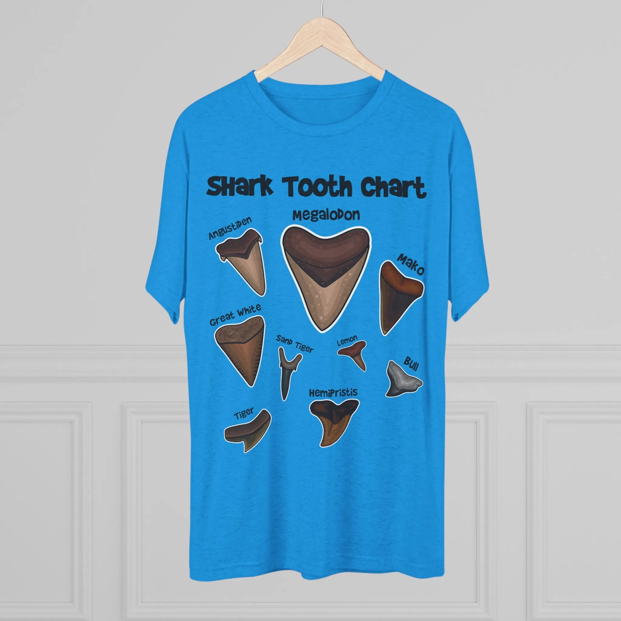 Shark Tooth Chart - Tri-Blend