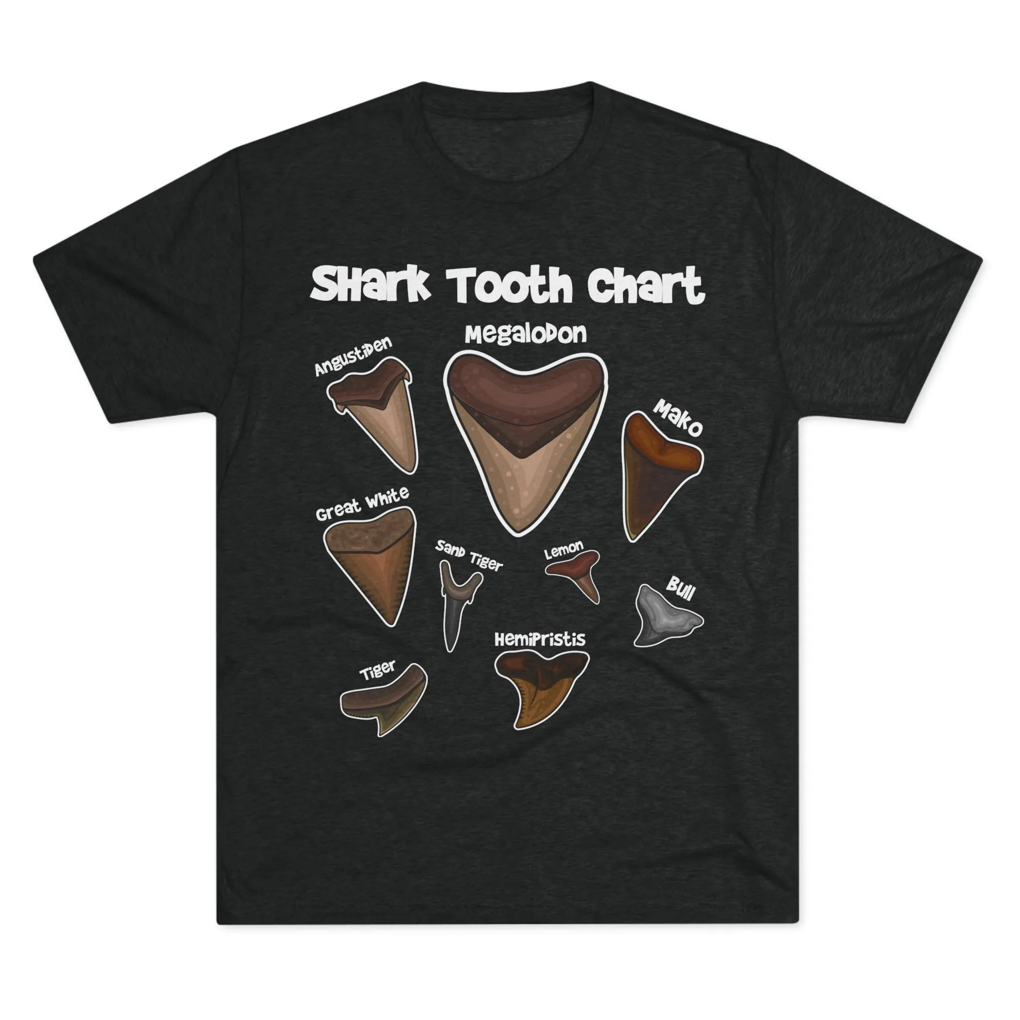Shark Tooth Chart - Tri-Blend
