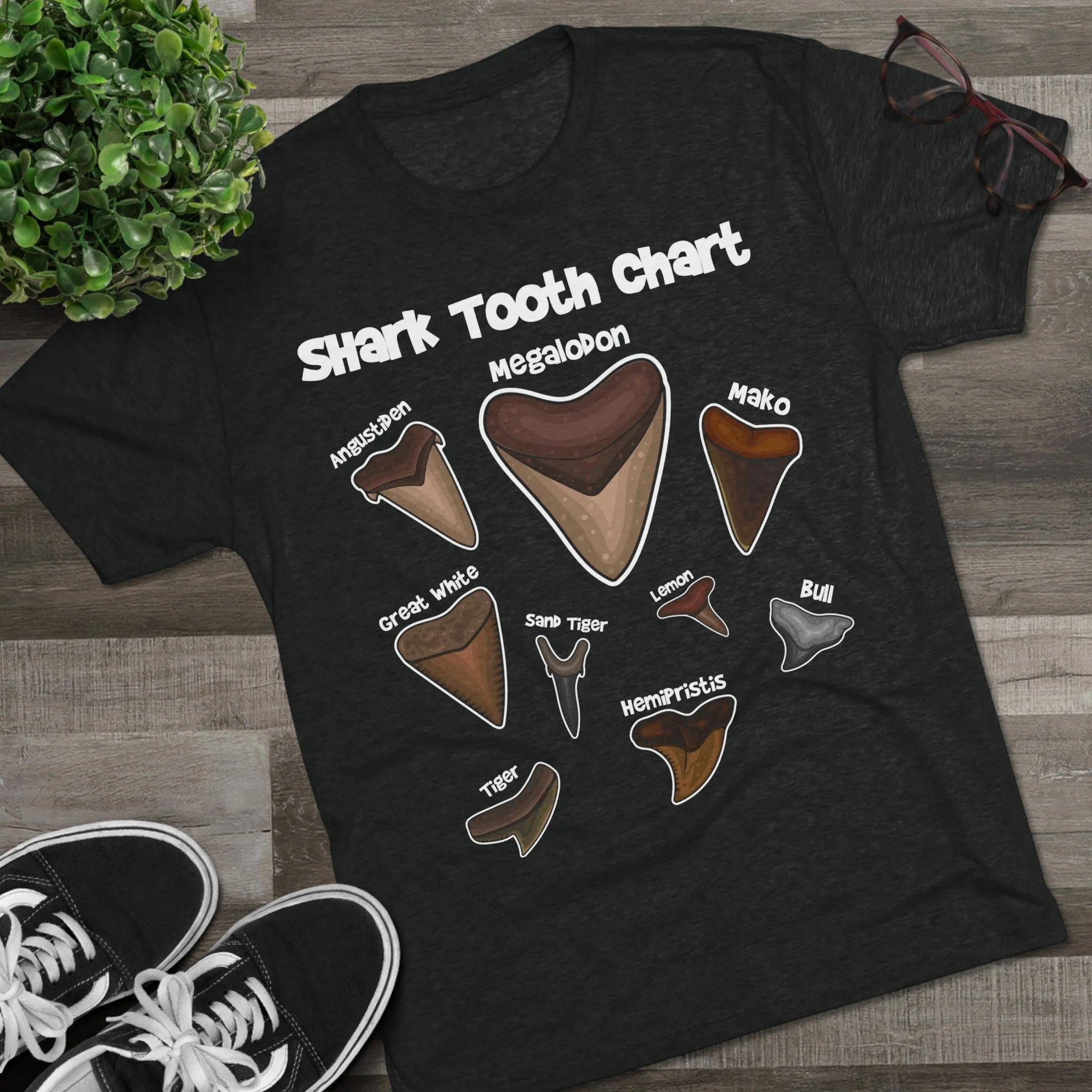 Shark Tooth Chart - Tri-Blend