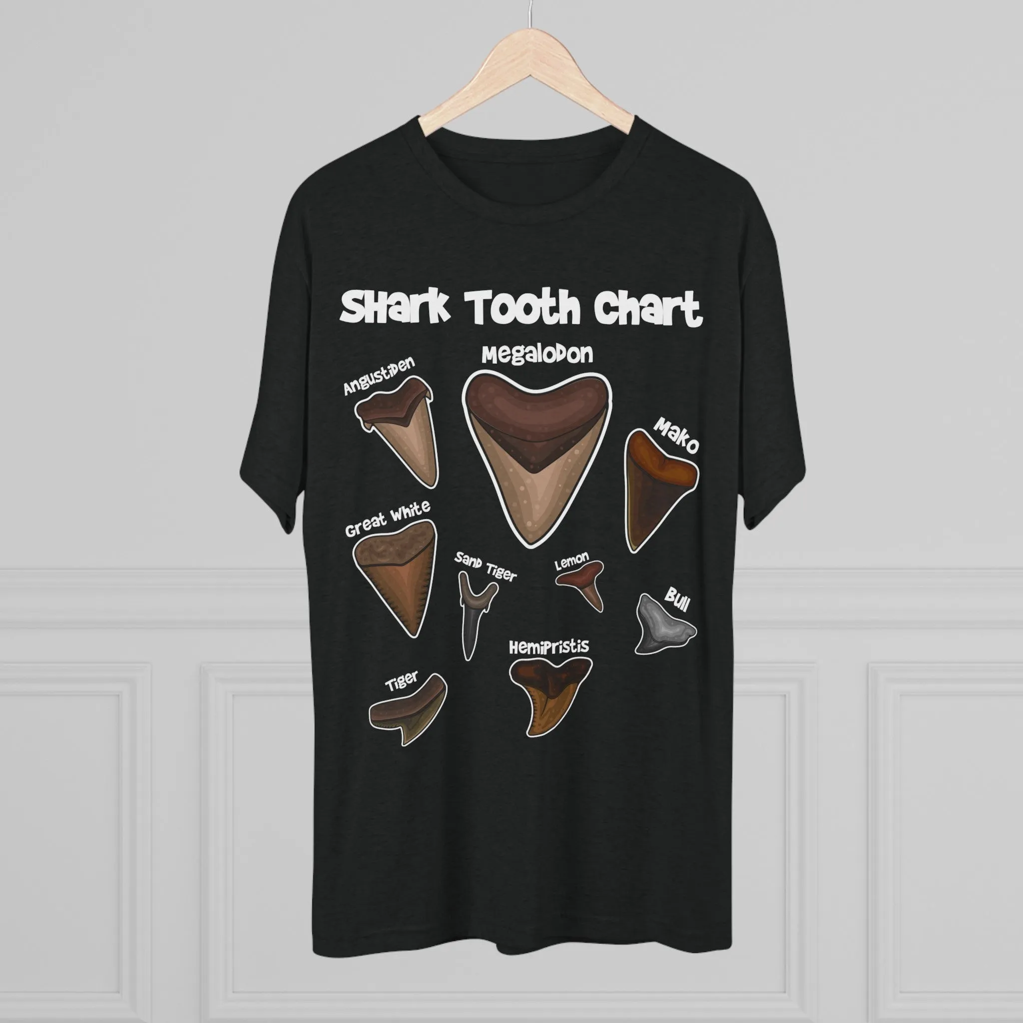 Shark Tooth Chart - Tri-Blend