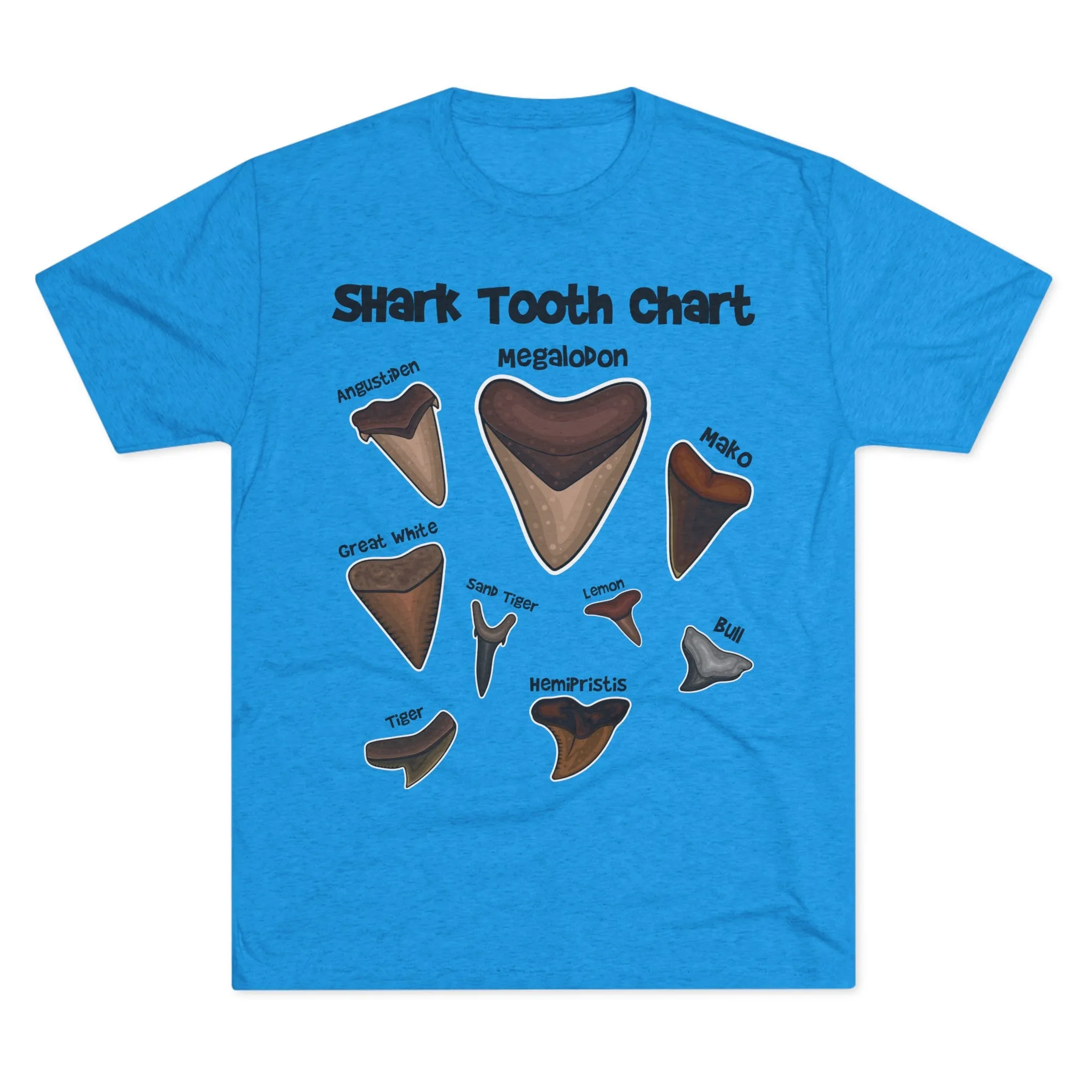 Shark Tooth Chart - Tri-Blend