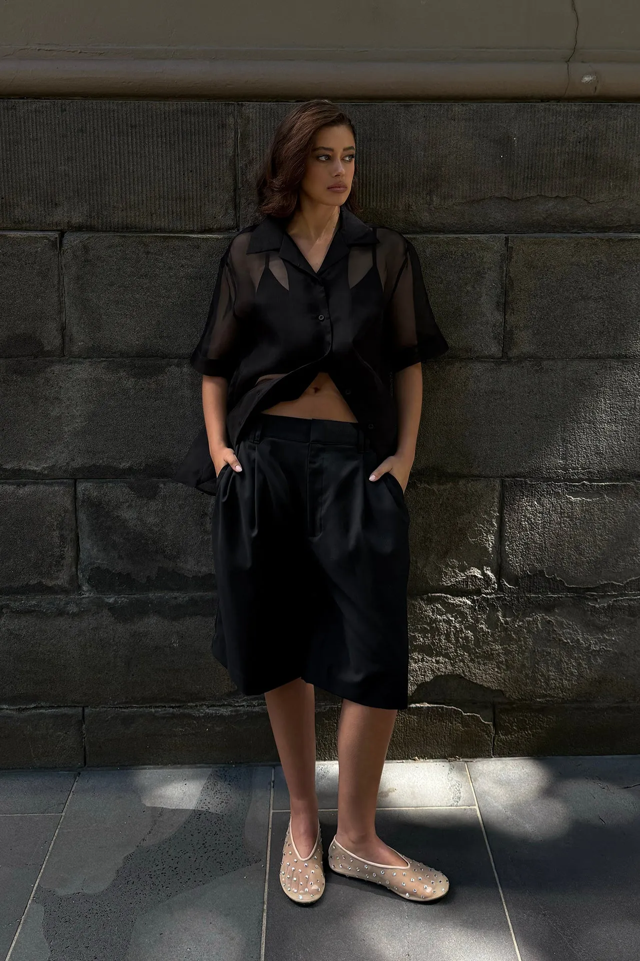 SHEER SHIRT