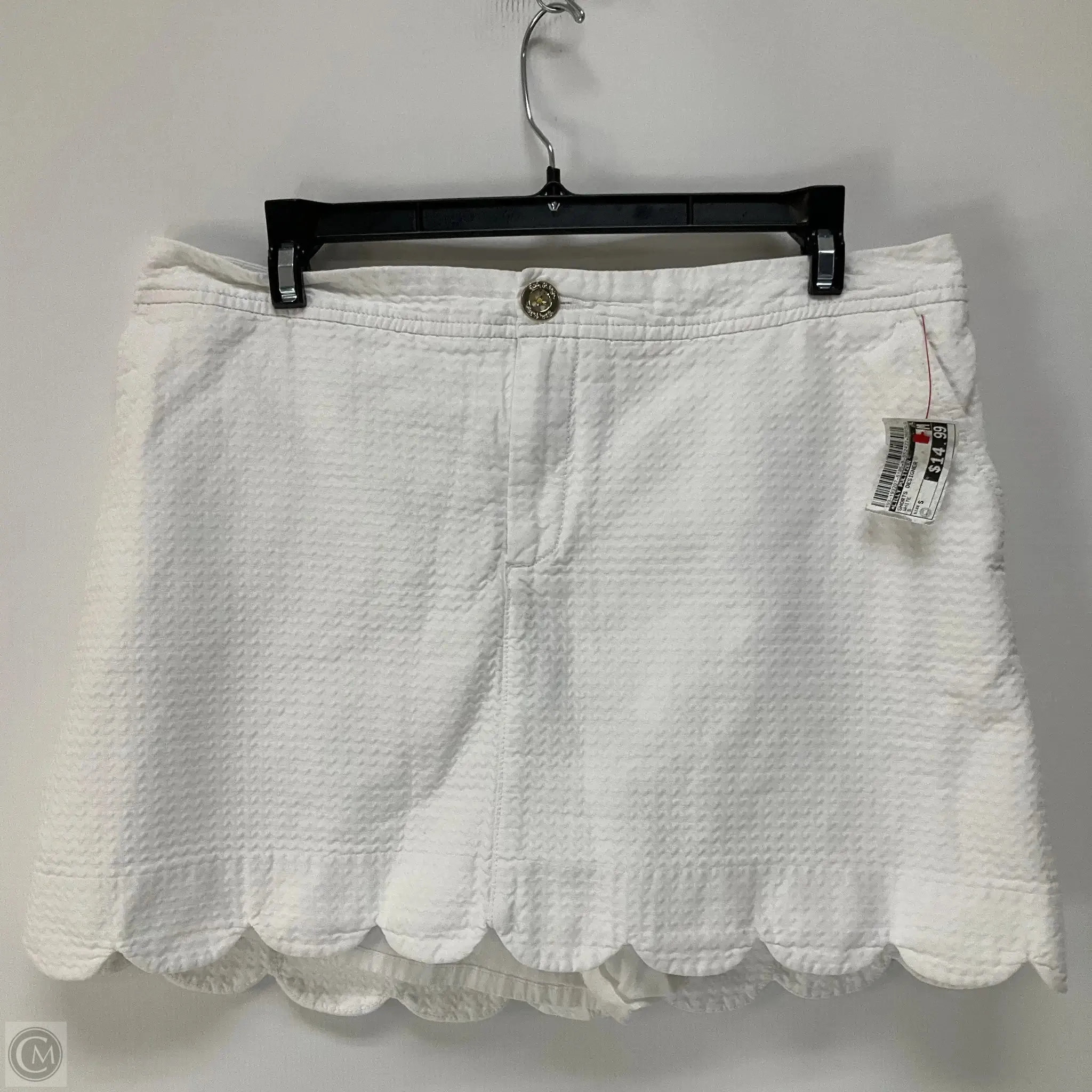 Shorts Designer By Lilly Pulitzer In White, Size: S