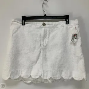 Shorts Designer By Lilly Pulitzer In White, Size: S