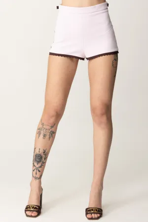 Shorts Stretch con Smerlo Ricamato