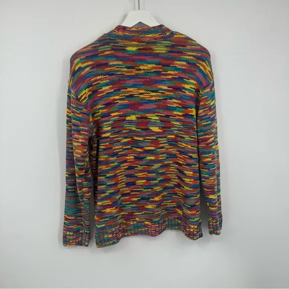 Show Me Your Mumu Gilligan Sweater Size Medium Colorful Space Dye Knit Boho