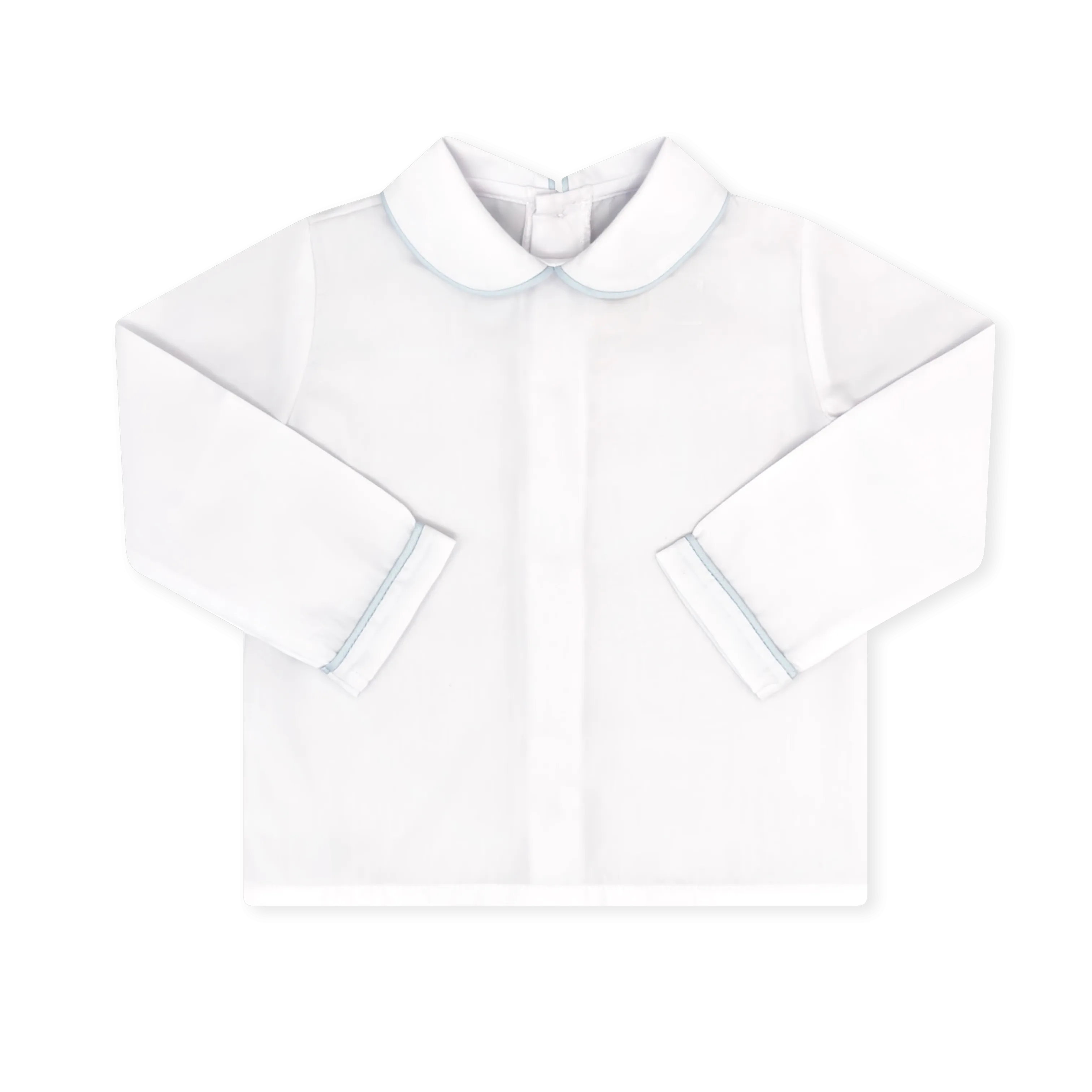 Sibley Shirt Long Sleeve - White, Classic Blue
