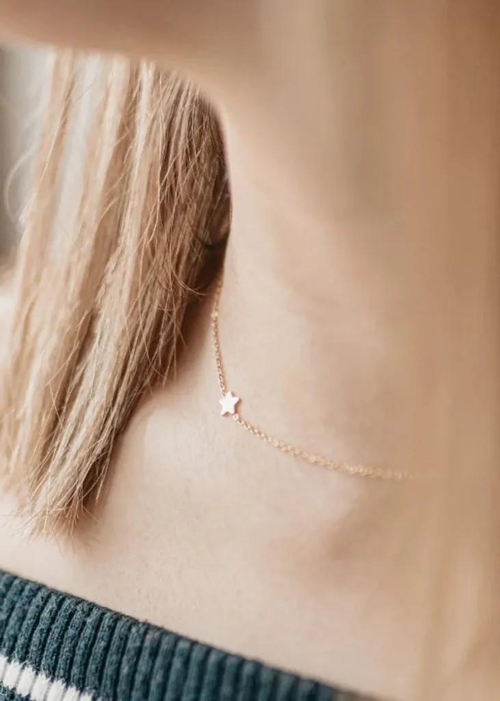 Sideways Star Necklace