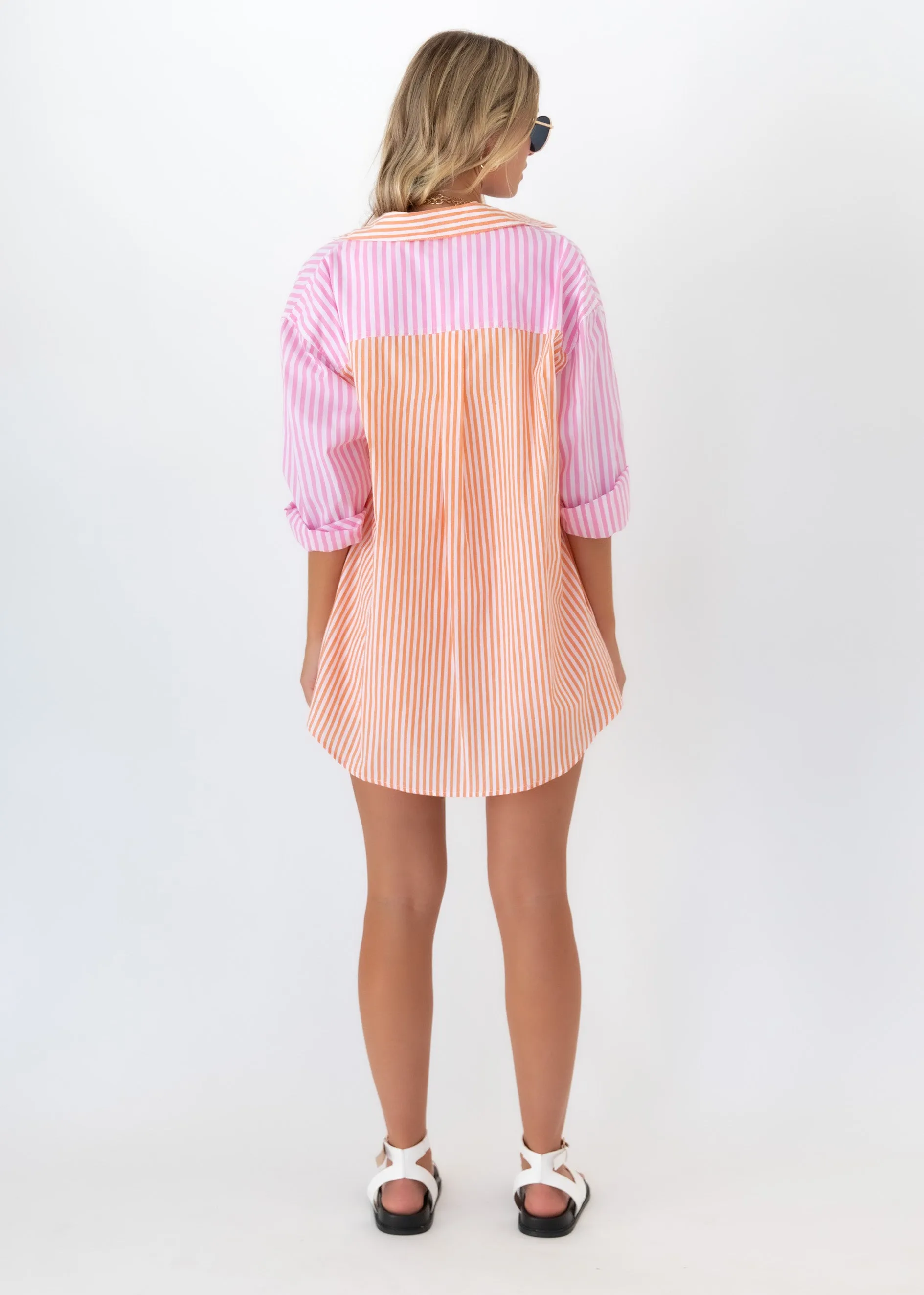 Small Talks Shirt - Candy Stripe