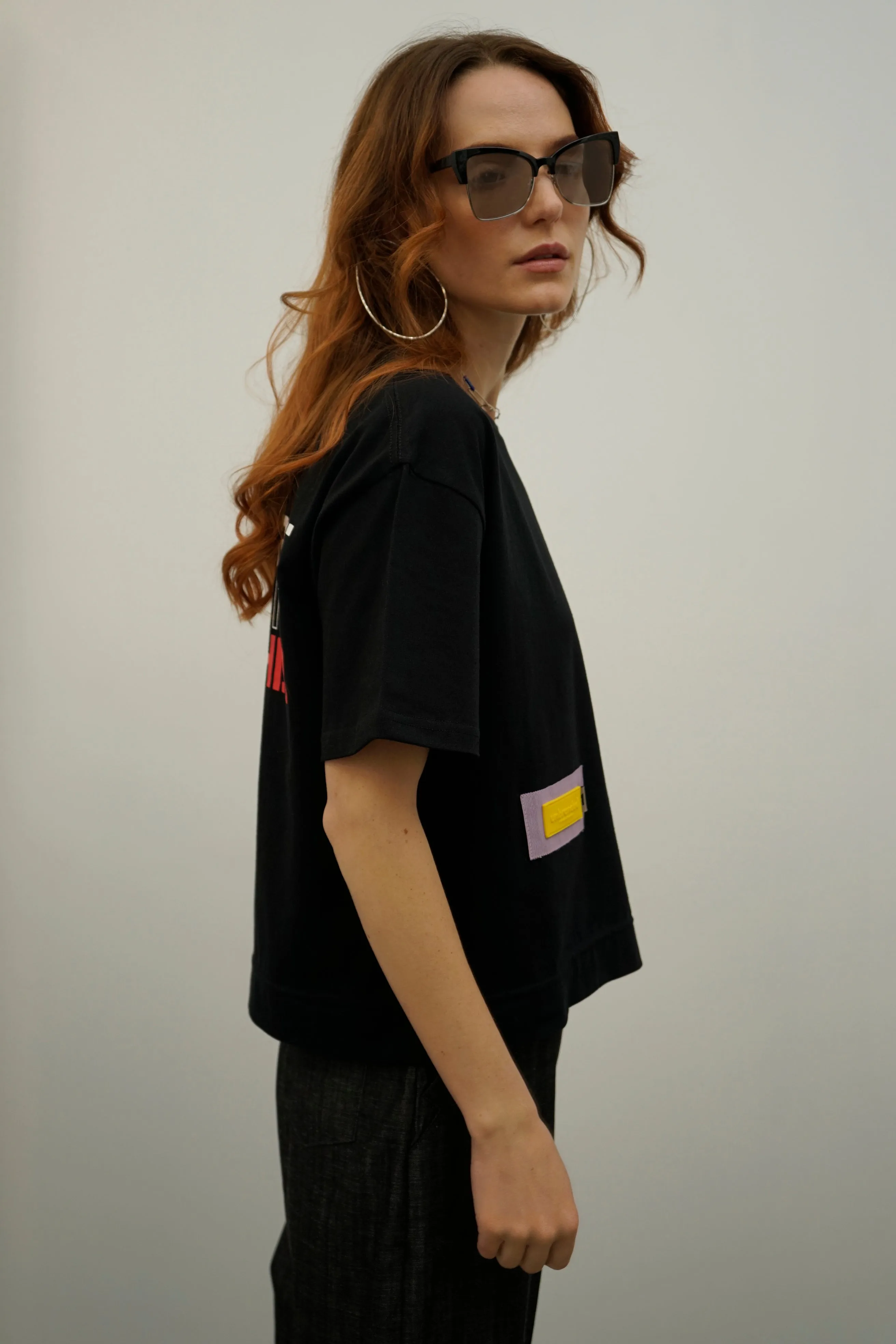 Spirit Black Graphic T-Shirt