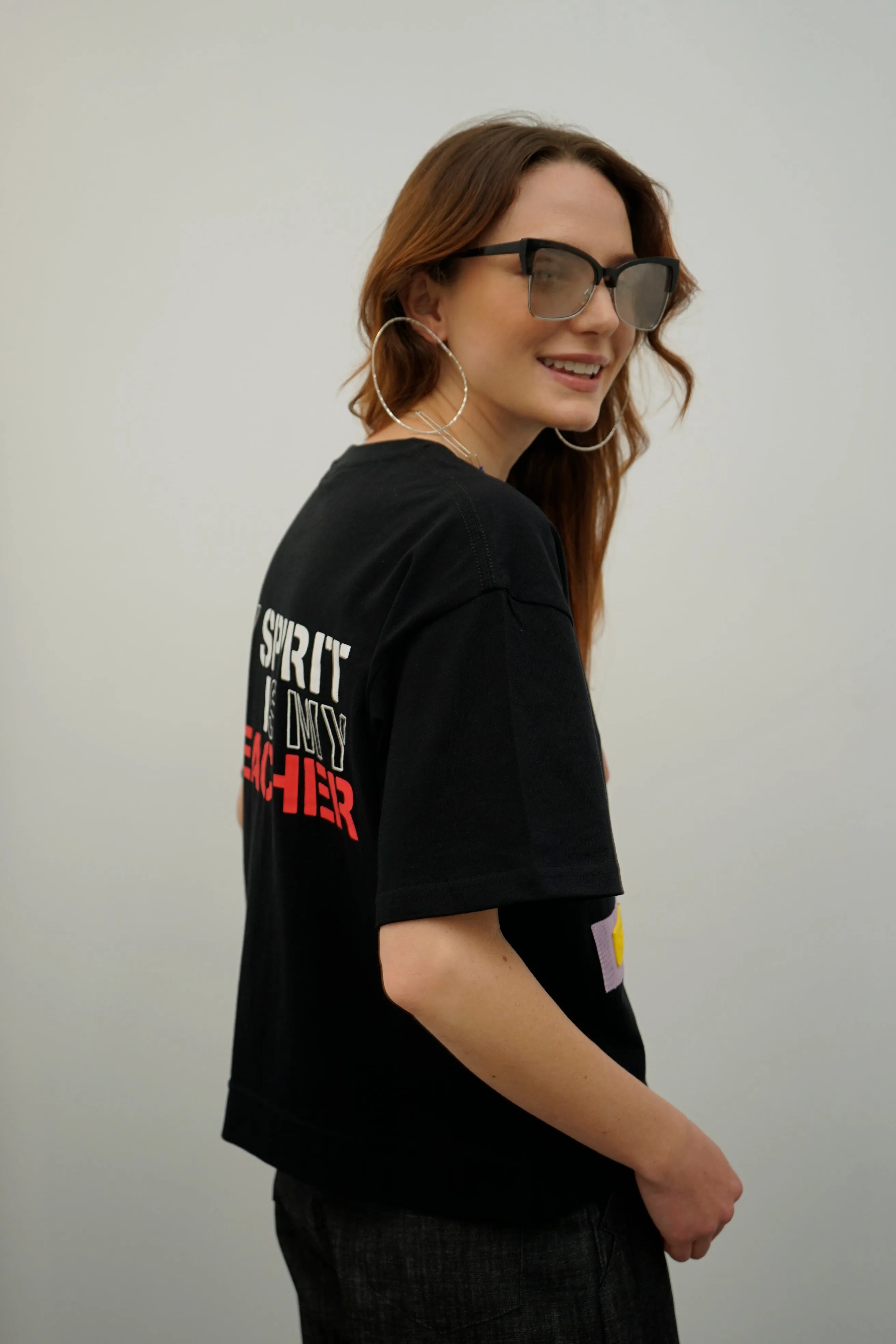 Spirit Black Graphic T-Shirt
