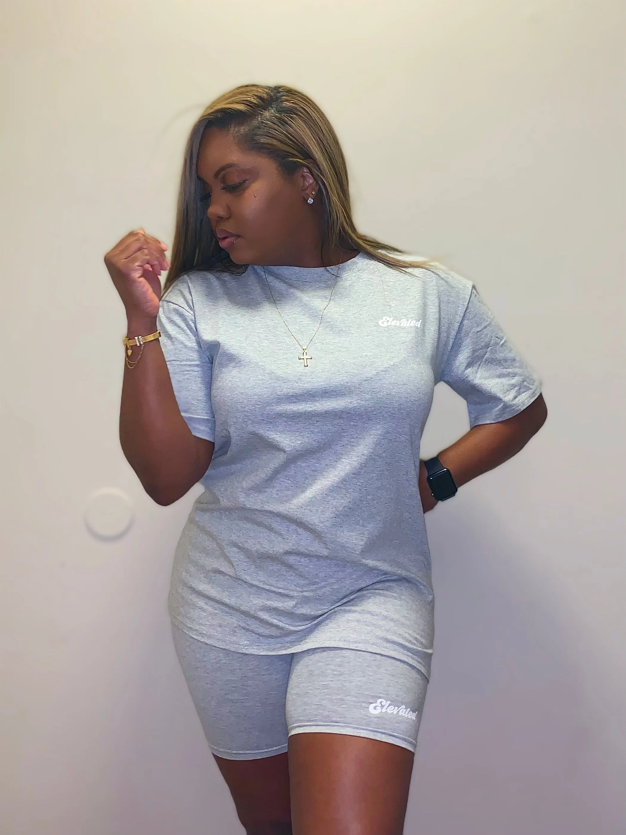 S/S 21 Oversized Tee & Biker Short Set