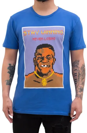 Stay Winning Punch Out Royal Blue Tee