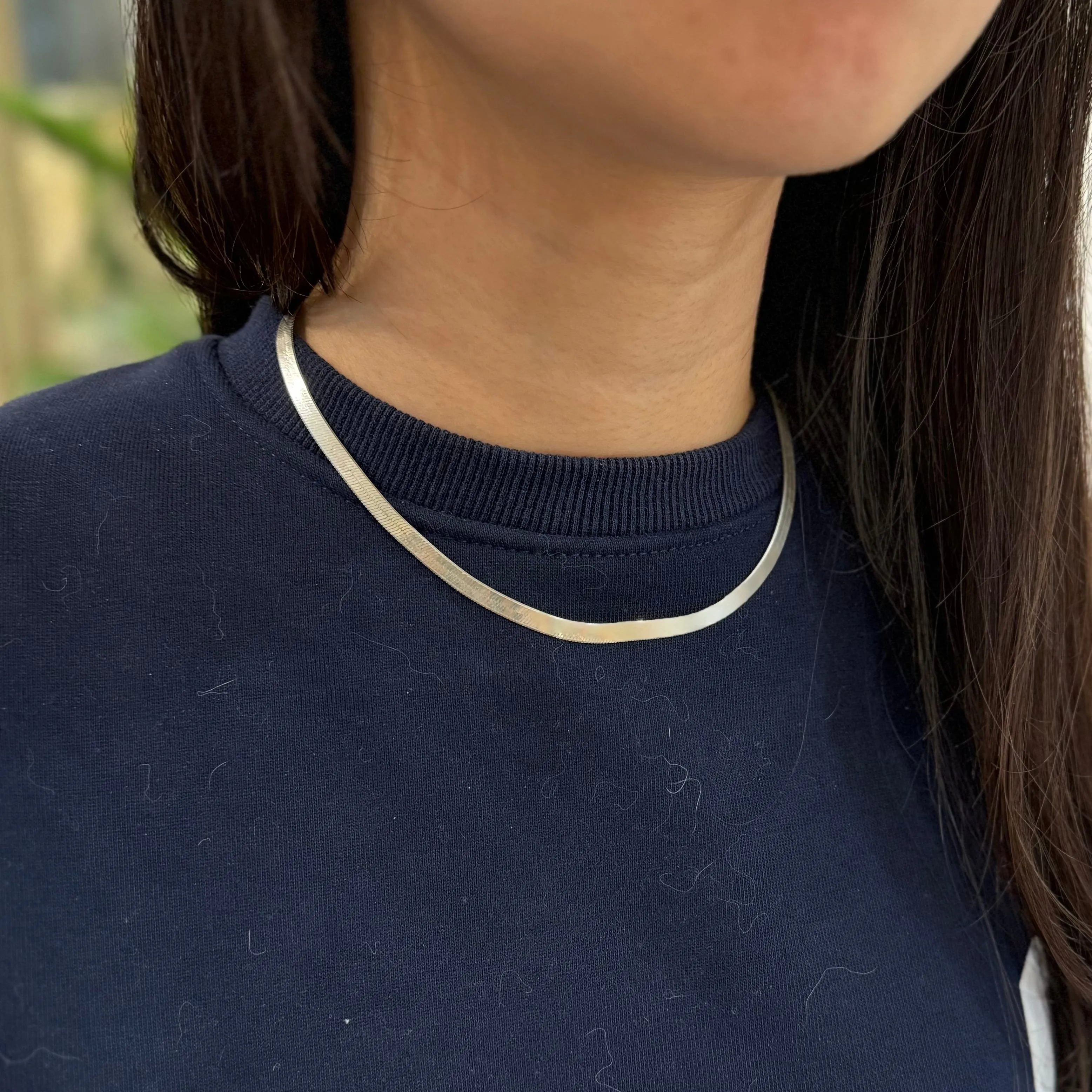 Sterling Silver Snake Chain Necklace
