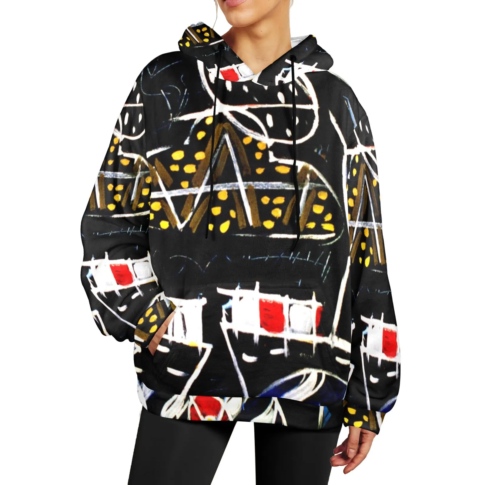 Stolen in France Women's Flannel Hoodie