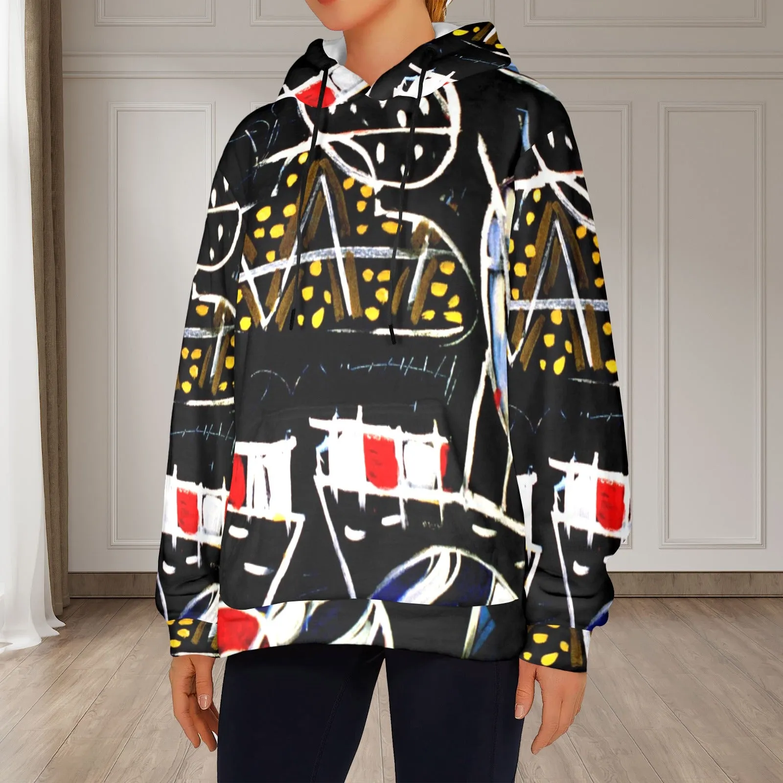 Stolen in France Women's Flannel Hoodie