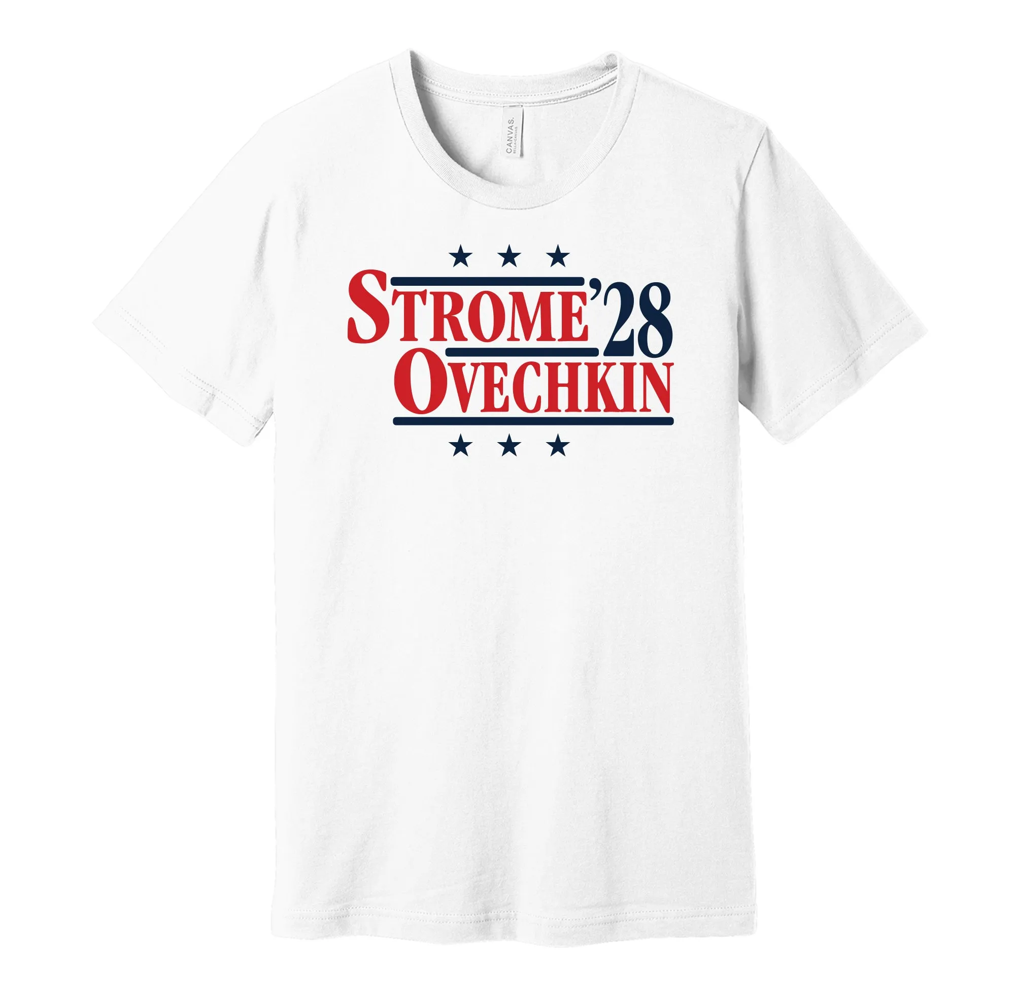 Strome & Ovechkin '24 - Washington Hockey Legends Political Campaign Parody T-Shirt - Hyper Than Hype Shirts