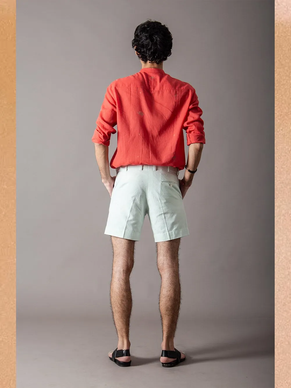 SUKETDHIR   I   SD Shorts Pant | Heavy Cotton | Ice Blue