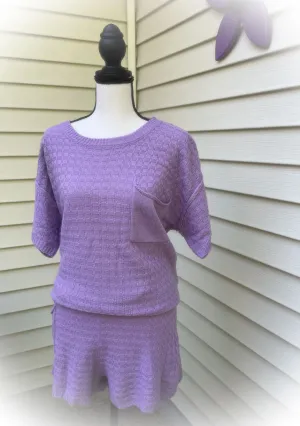 Summer Days  Sweater Short Set