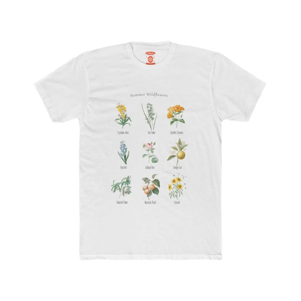 Summer Wildflowers Unisex Crew Neck Tee