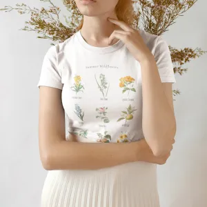 Summer Wildflowers Unisex Crew Neck Tee