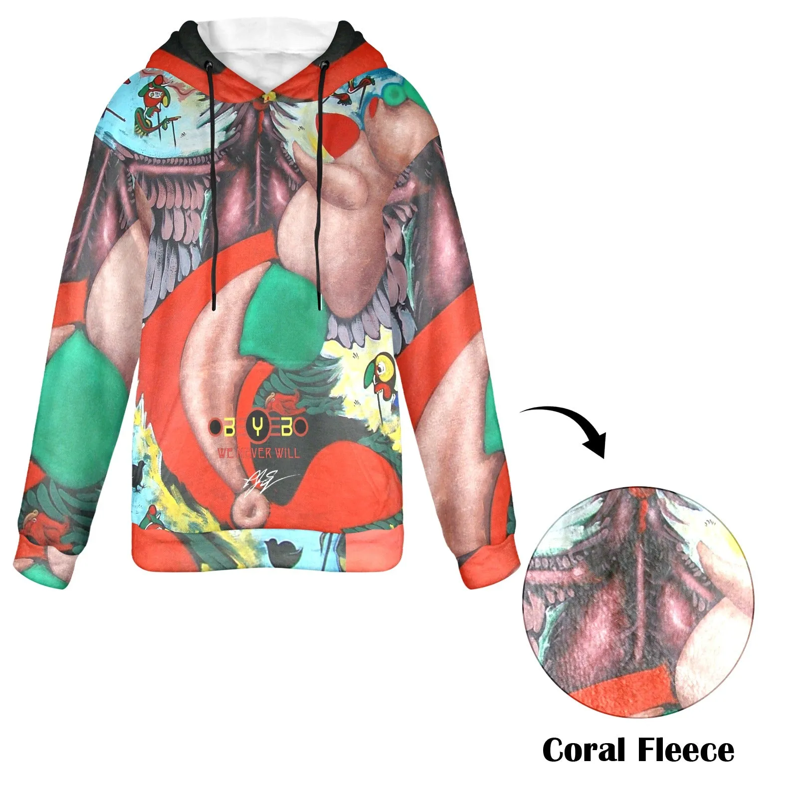 Sweet and Sour Women's Flannel Hoodie