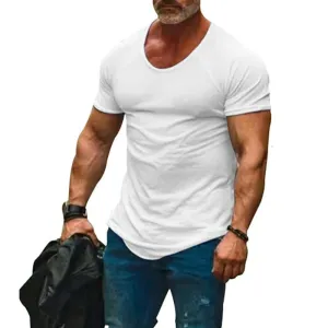 T-shirt de sport à manches courtes et col rond vintage