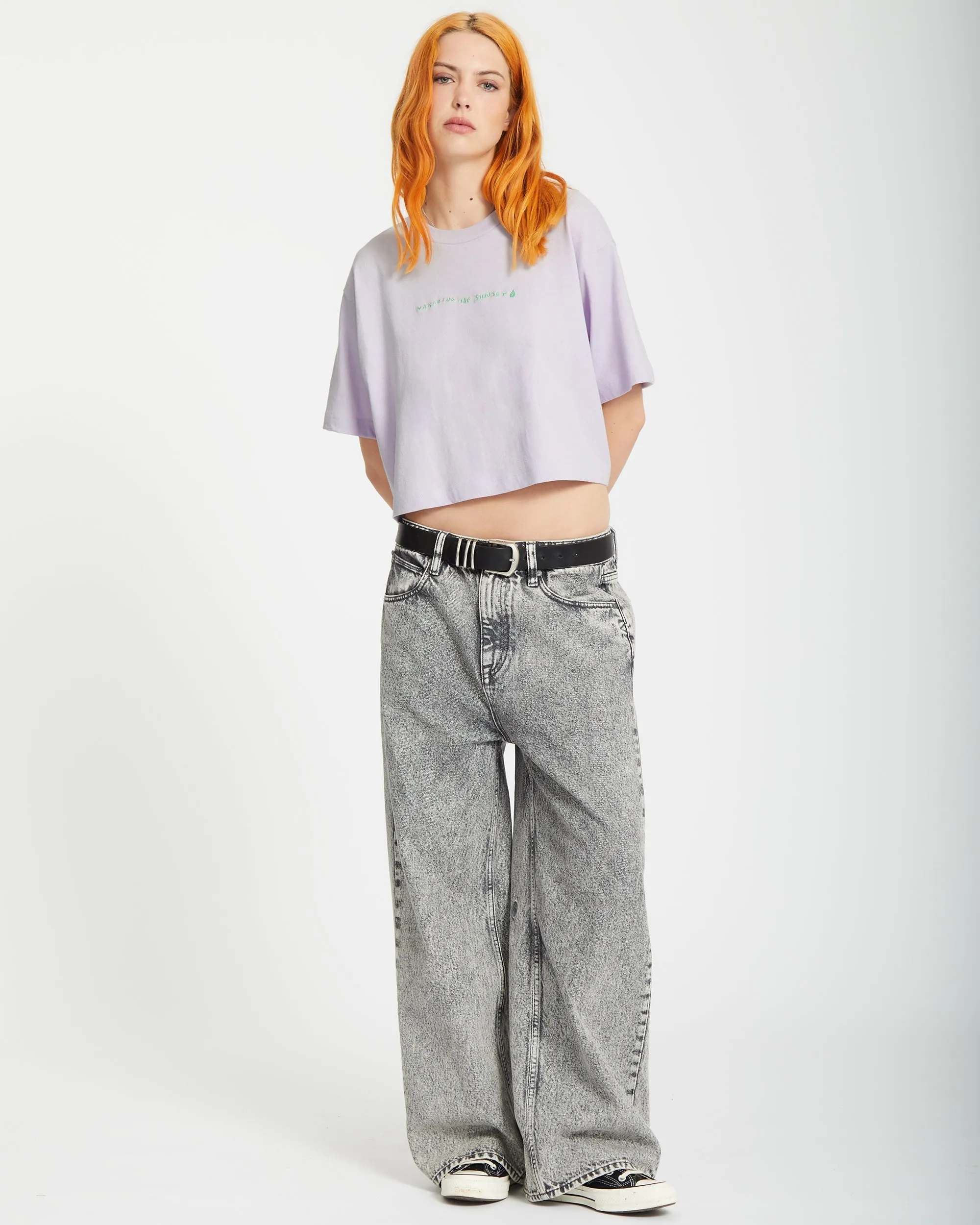 T-shirt Drumstone - DUSTY LAVENDER