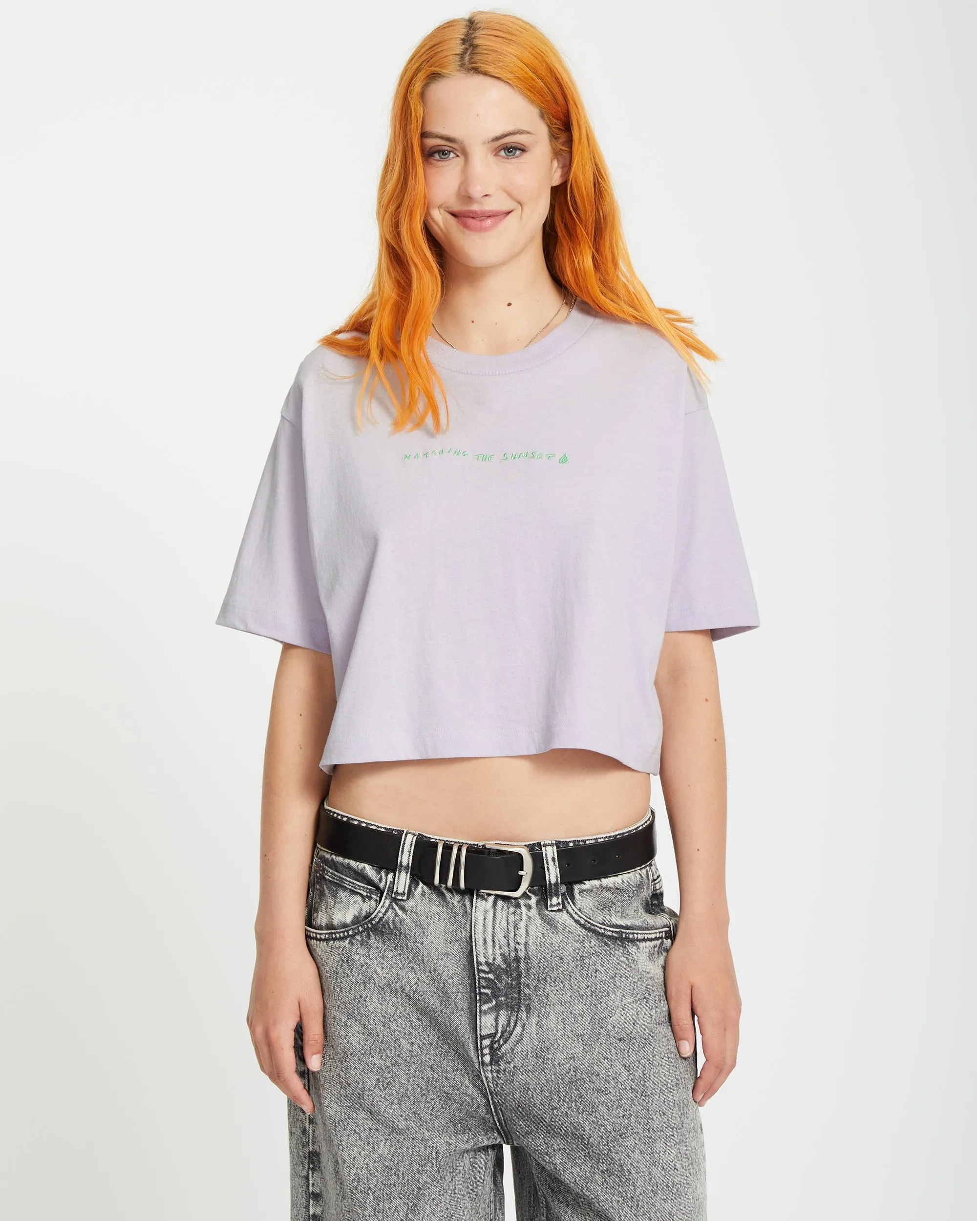 T-shirt Drumstone - DUSTY LAVENDER